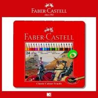 ราคา สีไม้ Faber Castell อัศวิน 12 24 36 48 สี กล่องเหล็ก (339774066)