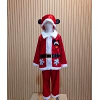 ราคา ชุดคริสต์มาส ชุดซานต้าเด็กผู้ชาย อายุ 1 10 ขวบ เสื้อแขนยาวซิปหน้า กางเกงขายาวเอวยางยืด แต่งลายซานต้าและมือ 2 ข้าง พร้อมหมวกมีหูสีดำ เนื้อผ้ากำมะหยี่อย่างดี เนื้อผ้านุ่ม งานไทย ชุดซานต้า ชุดคริสต์มาส ช