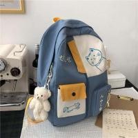 ราคา กระเป๋าเป้สะพายหลังผู้หญิงสไตล์เกาหลี นักเรียนมัธยมต้นและมัธยมปลาย นักเรียนประถมศึกษา นักเรียนประถม กระเป๋าเป้สะพายหลังแบบลำลอง (23288406333)