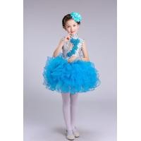 ราคา ชุดการแสดงสําหรับเด็ก กระโปรงเจ้าหญิง ชุดนักร้อง กระโปรงอ้วน ผ้าทูลล์ ชุดเดรสสําหรับนักเรียนชั้นประถมศึกษา วันเด็ก (21862891762)