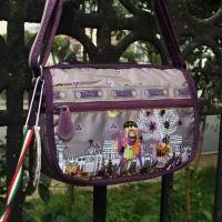 ราคา MiniGirl ลำลอง กระเป๋าสะพายข้าง น้ำหนักเบา ไนลอนกันน้ํา การ์ตูน ลายดอก Youth Fashion Small Square Bag For Women (22265963353)