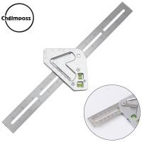 ราคา ChgImposs ไม้ฉากอเนกประสงค์มุม350มม ไม้บรรทัดวัดระดับงานไม้ไม้บรรทัดสามเหลี่ยมปฏิวัติเครื่องมือของช่างไม้เครื่องมือช่างไม้วัด (18317332920)