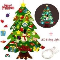 ราคา ต้นคริสต์มาส DIY แขวนผนังต้นคริสต์มาส Christmas Tree พร้อมเครื่องประดับ 32 ชิ้น และไฟ สายไฟ ledสําหรั Home Master (23087100180)