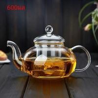ราคา 400 600 800ml กรองความร้อนทนหนาแก้วชา Borosilicate แก้วสูงดอกไม้ชาหม้อร้อนแก้วชา (23182540923)