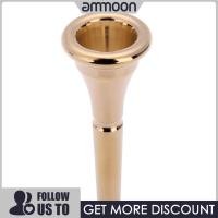 ราคา ammoon French Horn Mouthpiece Copper Alloy Sliver Golden Durable Stylish (19644523686)