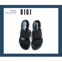 ราคา รองเท้าเเฟชั่นผู้หญิงเเบบเเตะสวมส้นเตี้ย No 8161 NE NA Collection Shoes (8881954074)