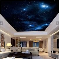 ราคา วอลล์เปเปอร์เพดาน3d ท้องฟ้าดวงดาวแบบกำหนดเองสติกเกอร์ติดผนังตกแต่งบ้านห้องนอนเด็กทีวีติดผนังสำหรับห้องนั่งเล่น (11966288058)