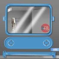 ราคา CB Shop กระจกพลาสติก4เหลี่ยม กระจกห้องน้ำ กระจกแบบชุด กระจกพลาสติก4เหลี่ยม มีหลายสีให้เลือก สินค้าพร้อมจัดส่ง (19705724063)