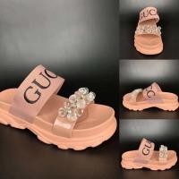 ราคา รองเท้าสวม2ตอนสายรัด ประดับคริสตัล สูง1 5นิ้ว รองเท้าผู้หญิง W31 (2640576470)