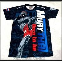 ราคา เสื้อยืดมวยไทยผ้ากีฬา สินค้าแบรนด์ ของแท้ สำหรับผู้ใหญ่ Muay Thai T Shirt Quick Dry Adult Genuine Brand Products (20942955116)