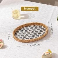 ราคา ถาดบริการหวายตกแต่ง ถาดหวายกลม ถาดสานอเนกประสงค์ ถาดผลไม้หวายธรรมชาติ ถาดผลไม้หวายรูปไข่ 3 ขนาด (23183721474)