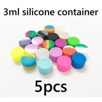 ราคา กระปุกซิลิโคน 3ml สำหรับ แด้บ แว้กซ์ ออยล์ 5 ชิ้น 5pcs Round Non Stick Silicone Container 3ml Silicone Oil Container Dab Wax Oil Concentrate Silicone Oil Slick Silicone Jar (537118023)