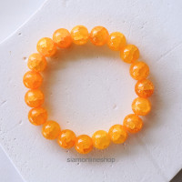 ราคา CRACKED AGATE หินเกล็ดมังกร ขนาด 10 มม เลือกสีได้ สร้อยข้อมือหินนำโชค by siamonlineshop (22981771843)