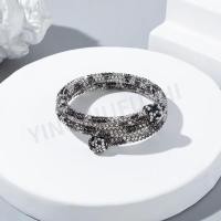 ราคา Swarovski ประณีตวงกลมคริสตัล Rhinestones Cuff Multi layer สร้อยข้อมือกำไลข้อมือสำหรับสตรีใหม่แฟชั่นเครื่องประดับของขวัญกำไลข้อมือ (14604570520)