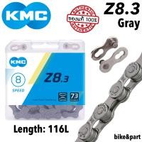 ราคา โซ่จักรยาน KMC Z8 3 8 Speed 8สปีด Grey (12514818631)