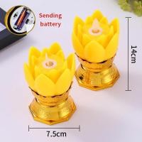 ราคา ชุดธูปเทียนไฟฟ้าแบบใส่ถ่าน ธูปเทียนไฟฟ้า ชุดกระถางธูปเทียน กระถางธูปไฟฟ้า เชิงเทียนไฟฟ้า LED พร้อมถ่าน (23172764818)