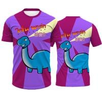 ราคา xxs 6xl เสื้อยืดผ้ากีฬา ไดโนเสาร์ เสื้อกีฬา ลายไดโนพาร์ค ผ้านิ่มลื่นใส่สบาย ระบายอากาศ เสื้อยืดสตรีพิมพ์ลาย 3 มิติ (23294128686)