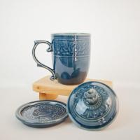 ราคา ชุดแก้วฝาปิดพร้อมจานรอง ลายไทยสับปะรด แก้วเซรามิค แก้วมีฝา แก้วกาแฟ แก้วน้ำชา ของขวัญ ของรับไหว้ เข้าไมโครเวฟได้ (1892906531)