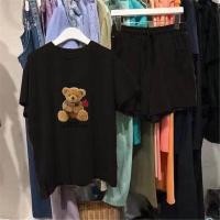ราคา YIYI SHOP ชุดลำลองแฟชั่นผู้หญิง ชุดเซต 2ชิ้น เสื้อแขนสั้น กางเกงขาสั้น ลายหมี น่ารัก สไตส์เกาหลี (9240250278)