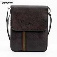 ราคา กระเป๋าสะพายข้างผู้ชาย งานวินเทจ ทรงแบน ซิปรอบ สะพายไหล่ สำหรับผู้ชาย (12764258231)