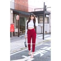 ราคา โรเซฟตะขอ8ส่วน กางเกงตะขอผ้าโรเซฟ 8ส่วน เอวสูง ขาเดฟ ไซต์S25 3Xl (17649979192)