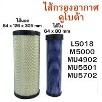 ราคา คูโบต้า L3200 L3408 L3608 L4018 L4508 L4708 กรองอากาศ รถไถ ลูกนอก ลูกใน 2ชิ้น KUBOTA ได้สินค้า 2 ชิ้น สินค้าจริง สอบถามเพิ่มเติมได้ค่ะ (23347180124)