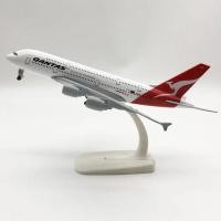 ราคา Qantas Airlines Australia Airbus A380 20cm High Quality Die Cast Model On Stand (21980508230)
