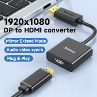 ราคา Seamwi DisplayPort DP to VGA Adapter Male to Female for Desktop Laptop PC Monitor Projector HDTV (21531111211)