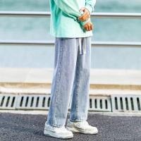 ราคา JEANS กางเกงยีนส์ขายาว ทรงกระบอกใหญ่ สีฟอกสนิม รหัส กางเกงยีนส์ขายาวผู้ชาย กางเกงทรงกระบอก สไตล์วินเทจ (22881750000)