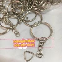ราคา พวงกุญแจแบบมีโซ่ 500 ชิ้น ห่วงสามเหลี่ยม (1033410413)