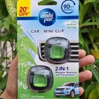 ราคา แพ็คคู่ ambipur car mini clip 2 2 ml น้ำหอมในรถยนต์ 6 กลิ่นพร้อมส่ง (22167628263)