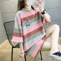 ราคา เสื้อยืดแฟชั่นเกาหลีใหม่สบาย ๆ จากโรงงานโดยตรง H W shop (5532374181)