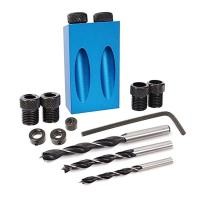 ราคา 14 Pcs Pockethole เครื่องมือจิ๊กเอียง Joint หัวเจาะสกรูขนาดเล็กสำหรับ DIY งานไม้พร้อม Dowel (2251450596)