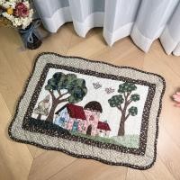 ราคา พรมเช็ดเท้า พรมเช็ดเท้าผ้าฝ้าย พรมเช็ดเท้าวินเทจ ขนาด 40 60 CM (15640135716)