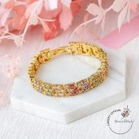 ราคา พร้อมส่ง สร้อยข้อมืออิตาลี18K สร้อยข้อมือสีทอง18K สร้อยข้อมือเกาหลีทอง24K สร้อยข้อมือ XUPINGใส่อาบนำ้ได้ ไม่ลอก ไม่ดำ (22583029063)