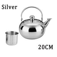 ราคา กาต้มน้ำชาสแตนเลส กาน้ำชา พร้อมไส้กรอง มีขนาด14 20 cm ให้เลือกสรรค์ กาต้มน้ำสแตนเลสแบบพกพา กาน้ำชาพร้อมตัวกรอง เครื่องชงกาแฟอูหลงสีเขียว (22650549765)