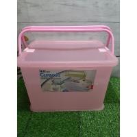 ราคา ตะกร้า ตะกร้าพลาสติก No 3040 ตะกร้าฝาปิด ตะกร้าพลาสติกมีหูหิ้ว คละสี ตะกร้าหูหิ้ว ตะกร้าใส่เสื้อผ้า ตะกร้าใส่ของใช้เด็กอ่อน (5142776560)