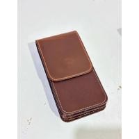 ราคา กระเป๋าใส่โทรศัพท์ กระเป๋าใส่มือถือแนวตั้ง สองช่อง หนังวัวแท้ ขนาด3 5 x 6 5 G003 (22855674731)