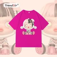 ราคา TrendSir พร้อมส่งเสื้อโอเวอร์ไซส์ cotton oversize แขนสั้น Popmart Her Royal Highness 100 cotton 11สี M 3XL (23022476146)