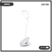 ราคา โคมไฟ LED1951 โคมไฟตั้งโต๊ะ อ่านหนังสือ ตั้งทำงาน ปรับได้ 3 ระดับ พับเก็บได้ ขนาดพกพา ใช้งานง่าย (23264034816)