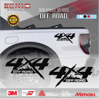 ราคา สติ๊กเกอร์4X4 OFF ROADสติ๊เกอร์ออฟโรด4X4 สติกเกอร์แต่งรถสติ๊กเกอร์แต่งติดข้างรถ กระบะ 2 ประตู แคป และ 4 ประตู จำนวน 2 ชิ้น สติ๊กเกอร์เกรดเยอรมัน ฟิล์ม นำเข้าจากเยอรมัน (16871273208)
