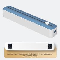 ราคา Food Cling Film Dispenser Plastic Wrap New Dispenser Cutter Aluminum Foil Slider Stretch Film Cutter Kitchen Accessories (22177390430)