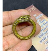 ราคา แหวน งูกินหาง บ่วงบาศ พญานาค หลวงพ่ออิ่ม วัดหัวเขา ฟรี ผ้ายันต์ ท้าวเวสสุวรรณ คาถาบูชา (5020976059)