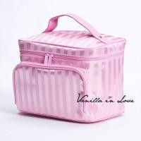 ราคา BG182 Vanilla in Love กระเป๋าใส่เครื่องสำอาง ขนาดกลาง size M สีชมพูอ่อน (10327125873)