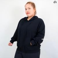 ราคา tb0056 เสื้อฮู้ดสาวอวบ เสื้อแขนยาว เสื้อกันหนาวสาวอวบ มีหมวก กระเป๋าด้านหน้า เชือกปรับรูดได้ ผ้าวูลเวฟ ใส่สบาย (23281016039)