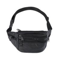 ราคา New men Multifunction men Waist Pack Fashion Leather Phone Bags Small Belt Bag Cool Fanny Packs (22143955805)