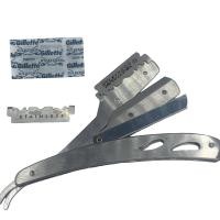 ราคา Mens Beautiful Stainless Steel Straight Single Edge Razor Whitebeards Choice (20012515263)