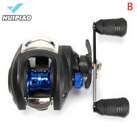 ราคา HUIPIAO รอกตกปลาซ้ายขวามือ baitcasting Reel ระบบเบรคปรับได้8kg (22517704832)