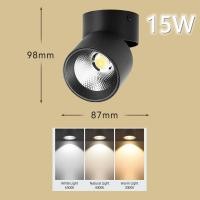 ราคา LED ดาวน์ไลท์ 3 สี โคมไฟดาวน์ไลท์ ดาวไลท์ ไฟติดเพดาน ภายใน สำหรับใช้ในบ้าน โคมดาวน์ไลท์ ไฟสปอร์ตไลท์ (21174932106)