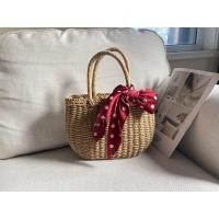 ราคา กระเป๋าถือชายหาดหวาย การทอ หลากหลาย มือถือ ผู้หญิง กระเป๋าแฮนด์เมดกระเป๋าหญ้า Holiday Travel Beach Ins กระเป๋าหวาย (14786168074)